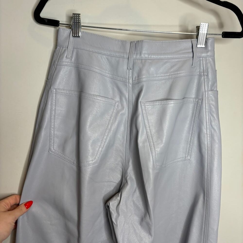 Nanushka Vegan Leather Tapered Trouser Pants - Picture 4 of 8